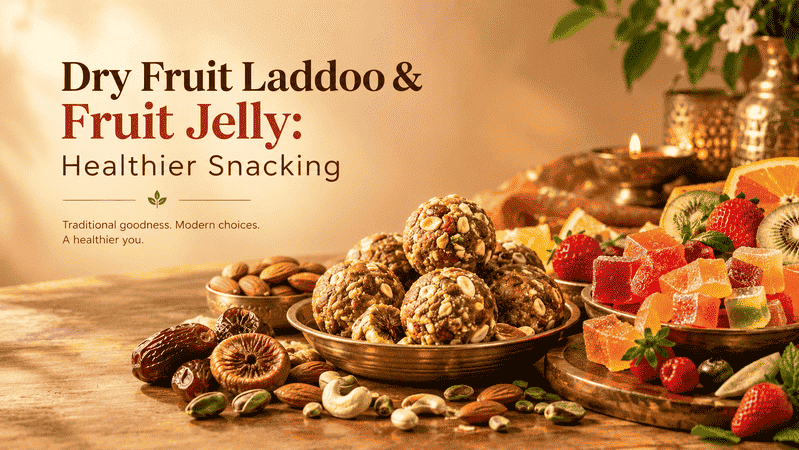 Dry Fruit Laddoo & Fruit Jelly: Healthier Snacking