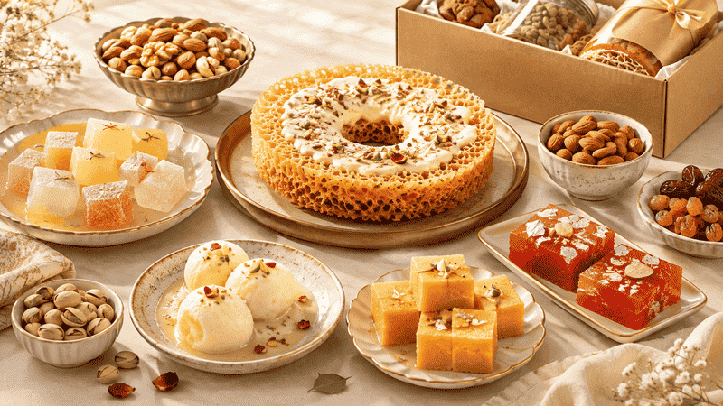 Ghewar Online: Fresh Arrivals of Indian Sweets You Need to Try Right Now