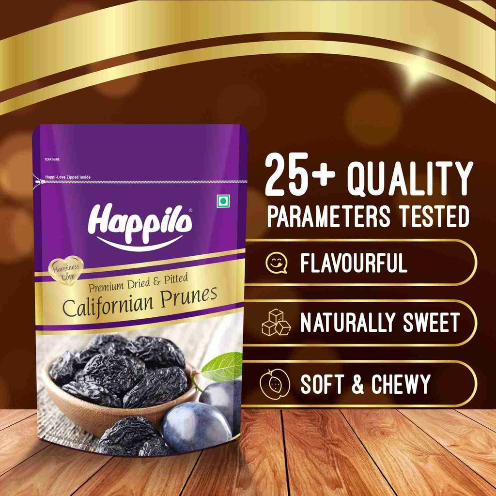 Premium Californian Pitted Prunes (Happilo, Bengaluru)