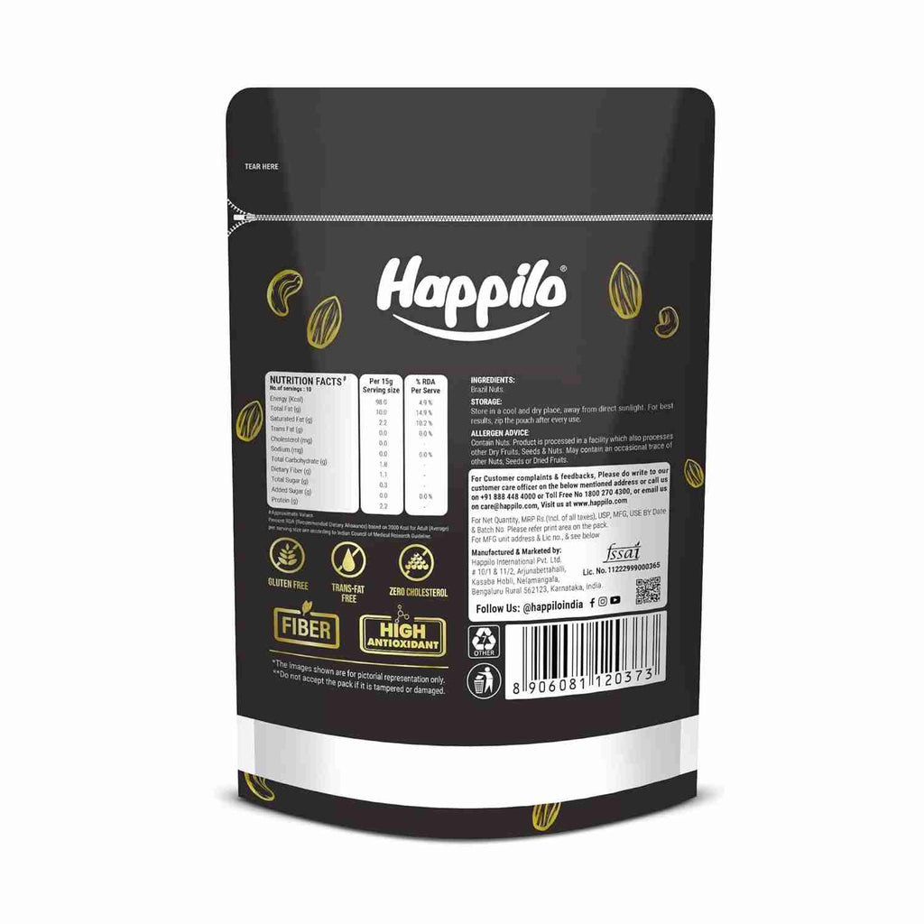 Premium Exotic Brazil Nuts (Happilo, Bengaluru)