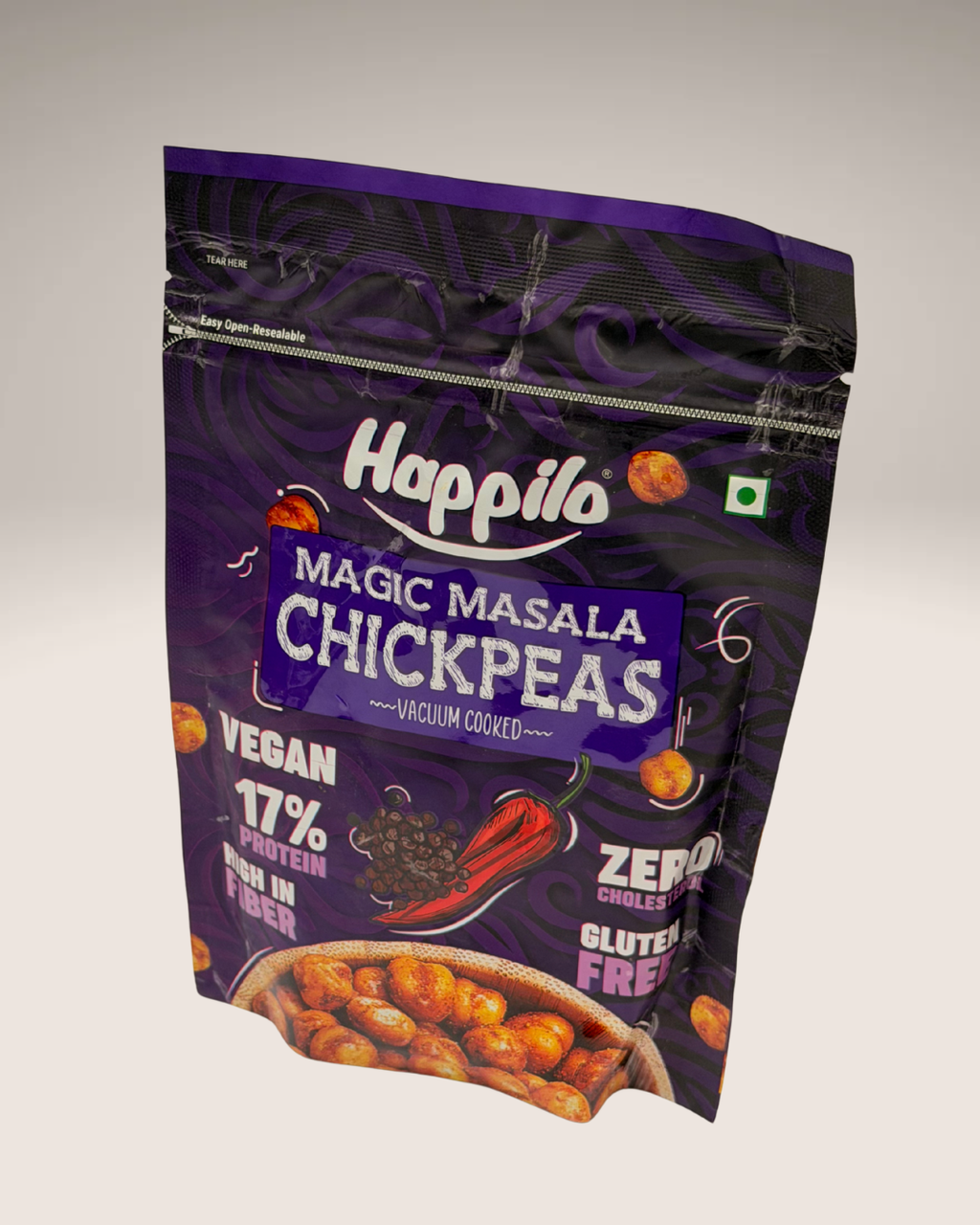 Happilo Magic Masala Chickpeas (Vacuum Cooked)