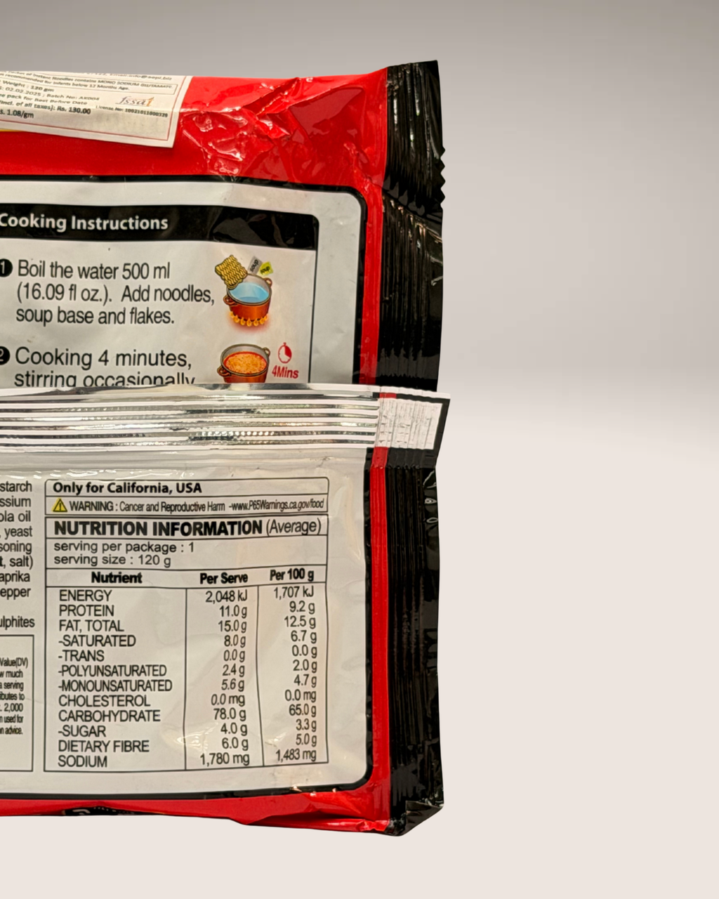 Paldo Teum-Sae Ramen (Korean Spicy Ramen)