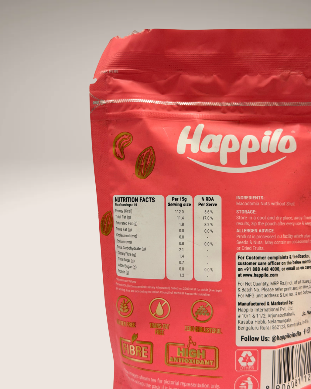 Happilo Premium International Exotic Macadamia Nuts