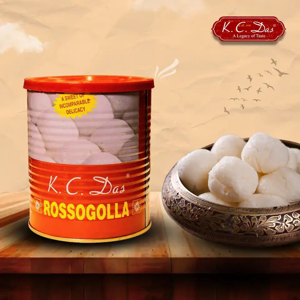 Authentic Bengali Rasgulla (K.C. Das, Kolkata)