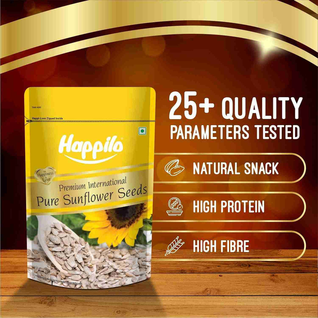 Happilo Premium Raw Sunflower Seeds for Eating Without Shell (Happilo, Bengaluru)