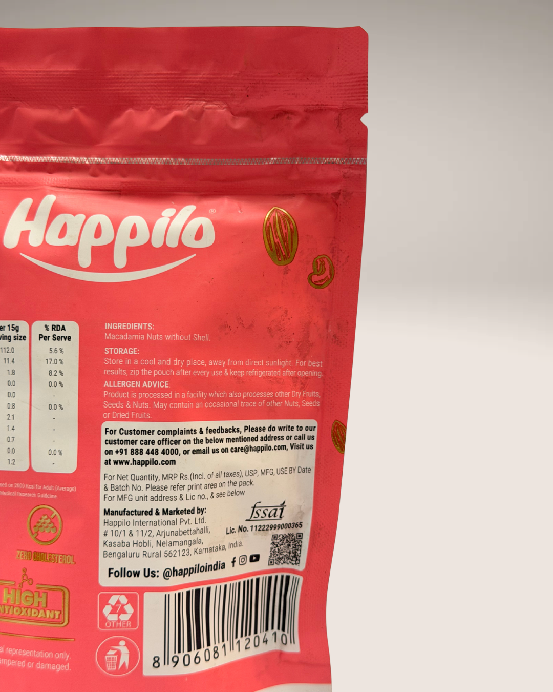 Happilo Premium International Exotic Macadamia Nuts