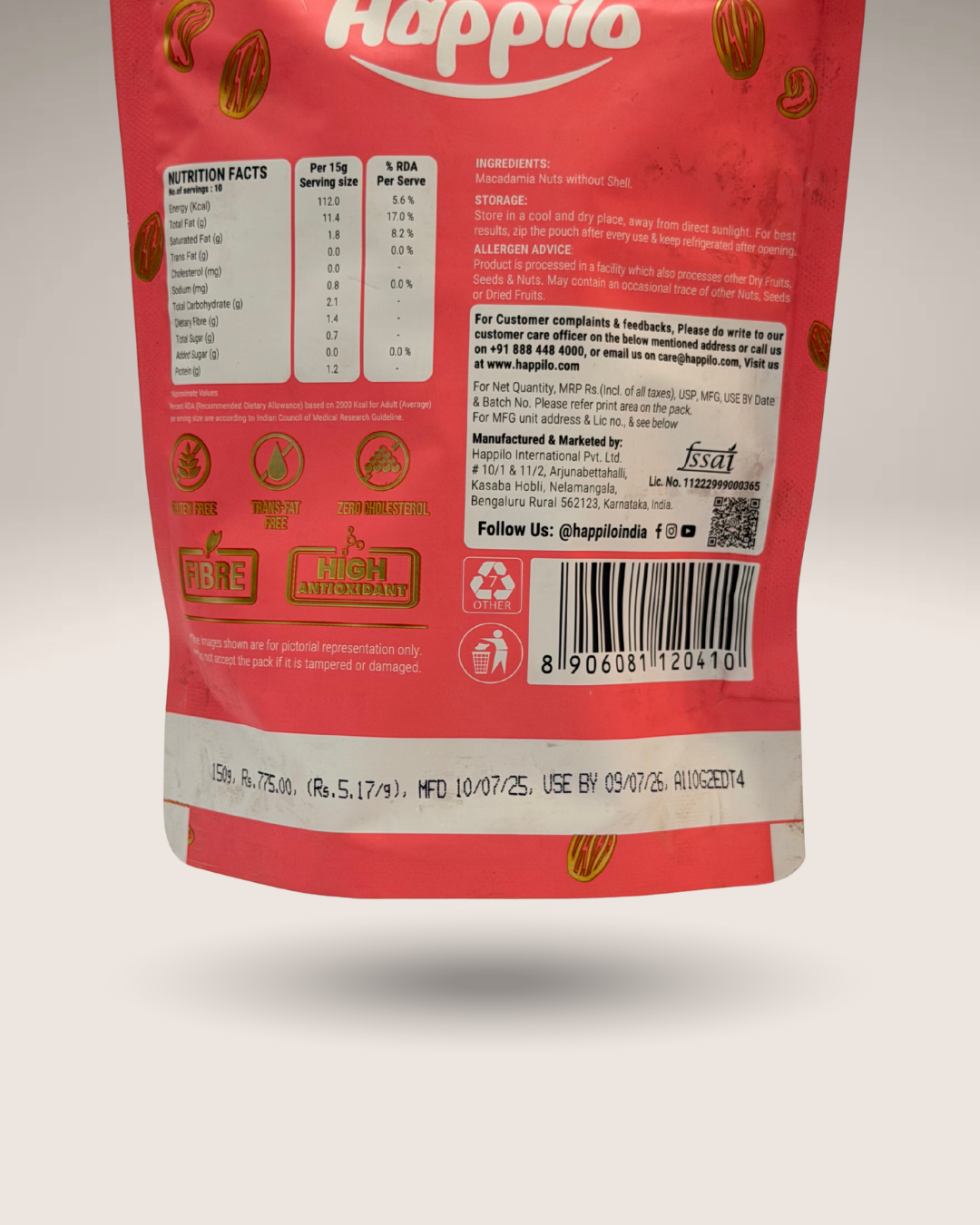 Happilo Premium International Exotic Macadamia Nuts