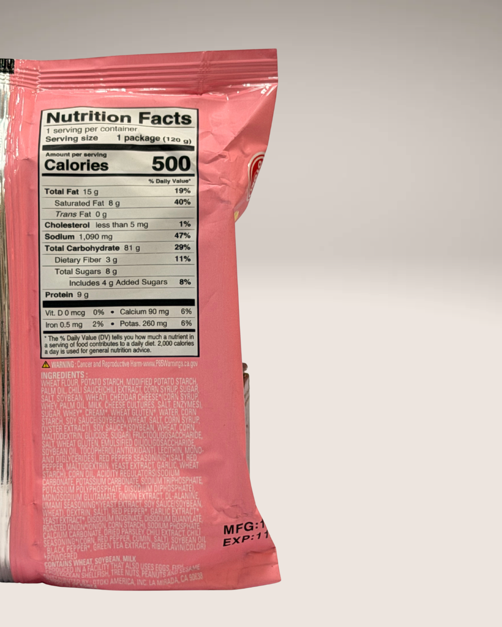 OTOKI Stir-Fry Cheesy Ramen – Spicy Chili & Cheddar