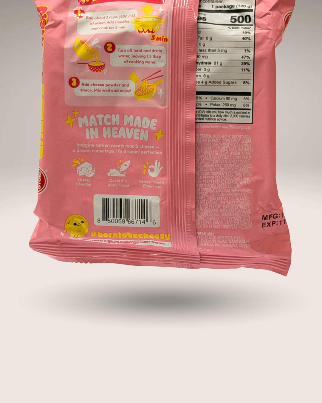 OTOKI Stir-Fry Cheesy Ramen – Spicy Chili & Cheddar