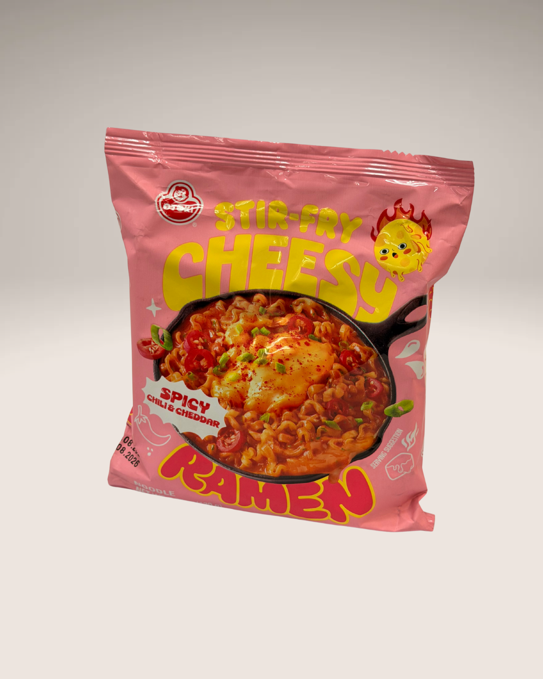OTOKI Stir-Fry Cheesy Ramen – Spicy Chili & Cheddar