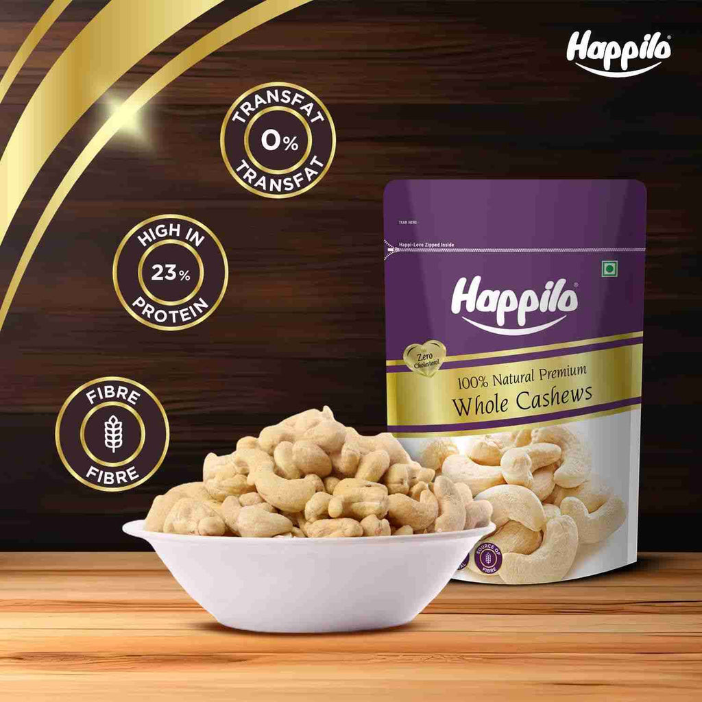 Happilo Premium Natural Whole Cashews (Happilo, Bengaluru)