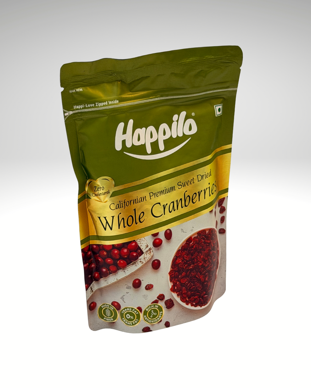 Happilo Californian Premium Sweet Dried Whole Cranberries