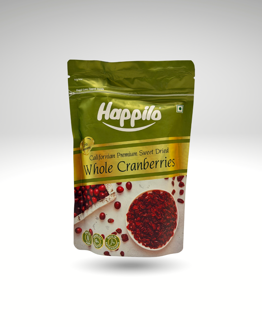 Happilo Californian Premium Sweet Dried Whole Cranberries