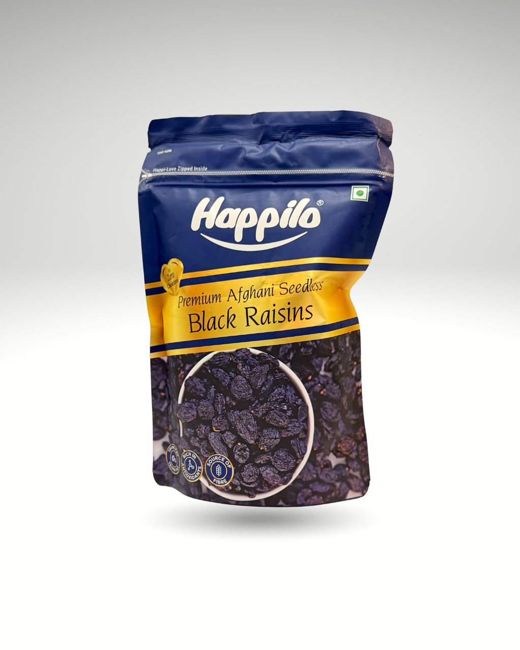 Happilo Premium Afghani Seedless Black Raisins