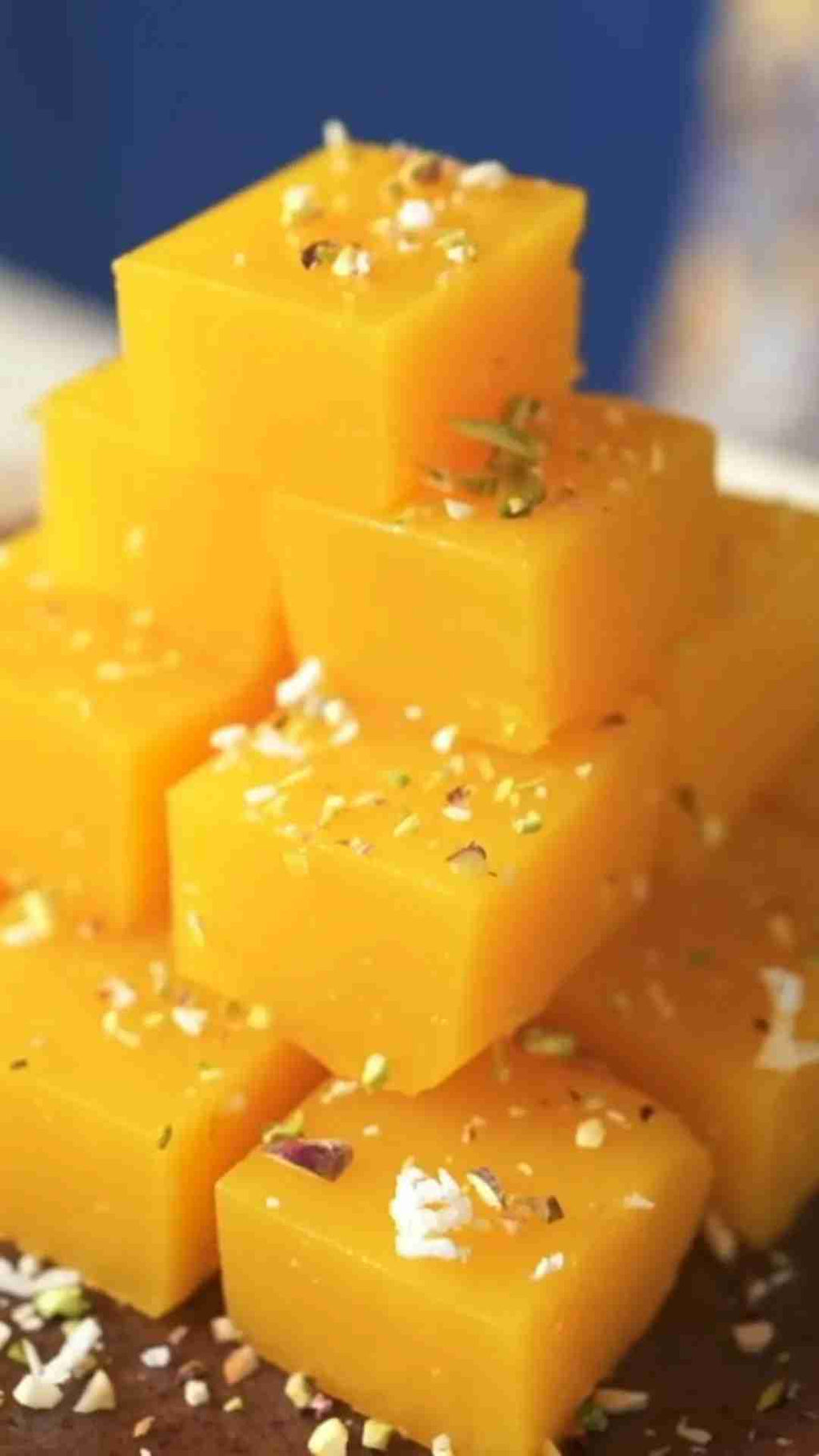 Pineapple Barfi (Bharat Sweets, Delhi)