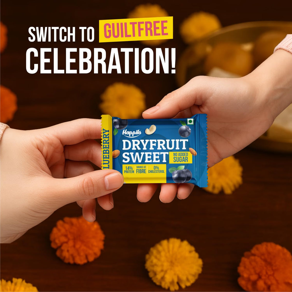 Dryfruit Sweet Blueberry Tin (Happilo, Bengaluru)