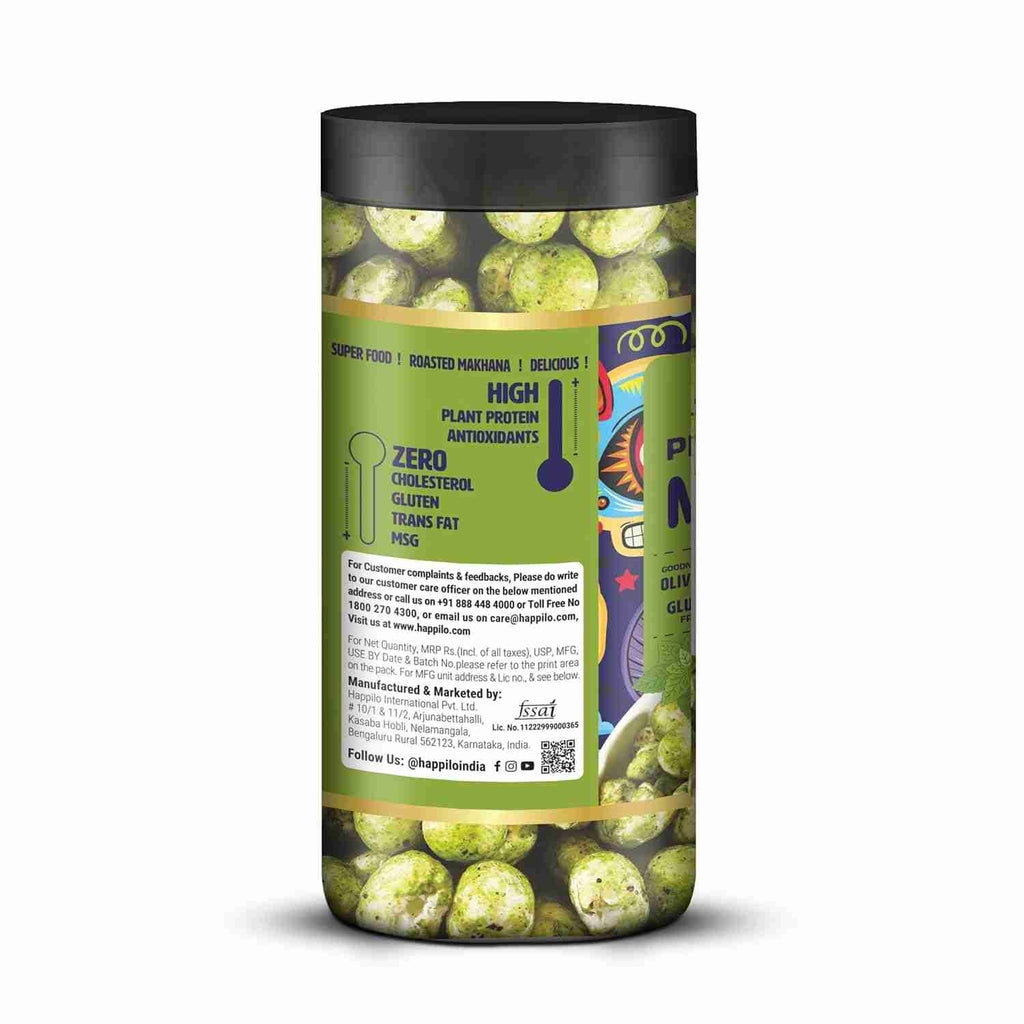 Premium Makhana Perky Pudina Jar (Happilo, Bengaluru)