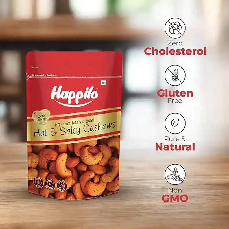 Happilo Hot & Spicy Cashews (Happilo, Bengaluru)