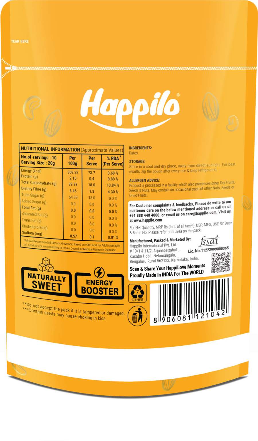 International King Medjoul Dates (Happilo, Bengaluru)