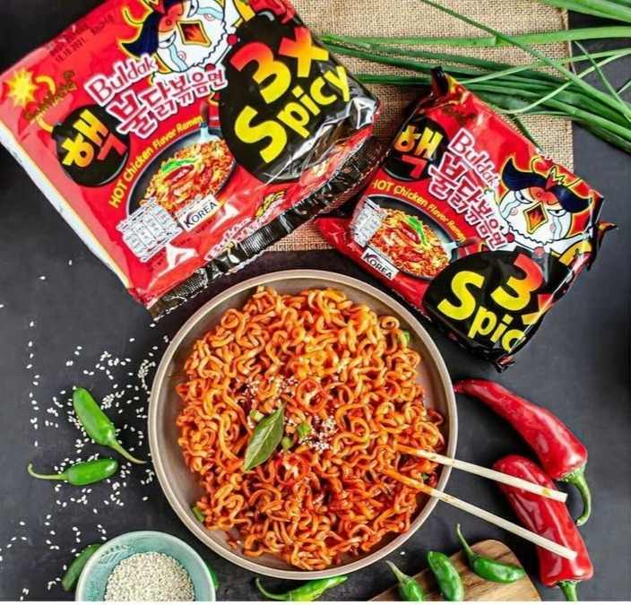 Buldak 3x Spicy Hot Chicken Ramen (Samyang, South Korea)
