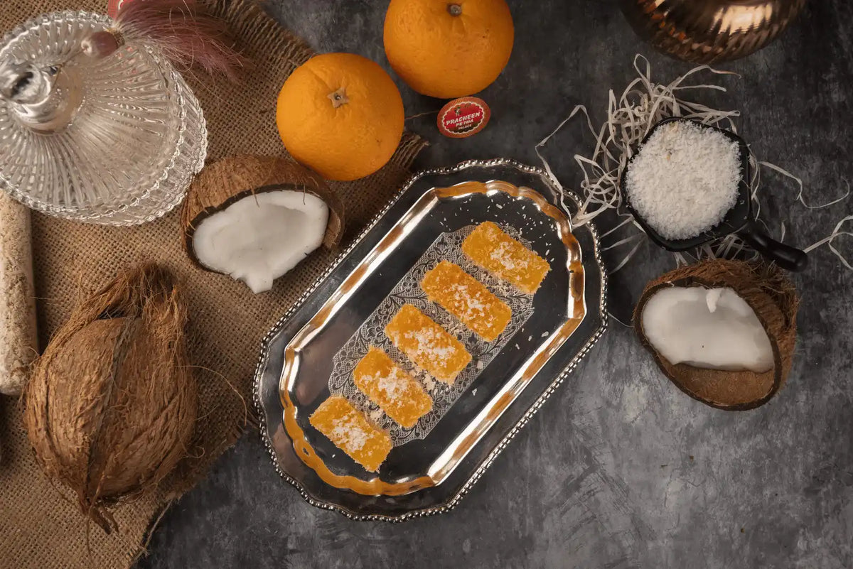 Orange Petha (Pracheen Petha)
