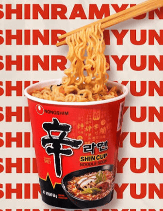 Shin Ramyun Cup Noodle (Nongshim, South Korea)