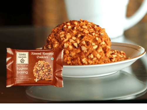 Almond Roasted Cookies Tin Box (Lovely Sweets, Jalandhar)