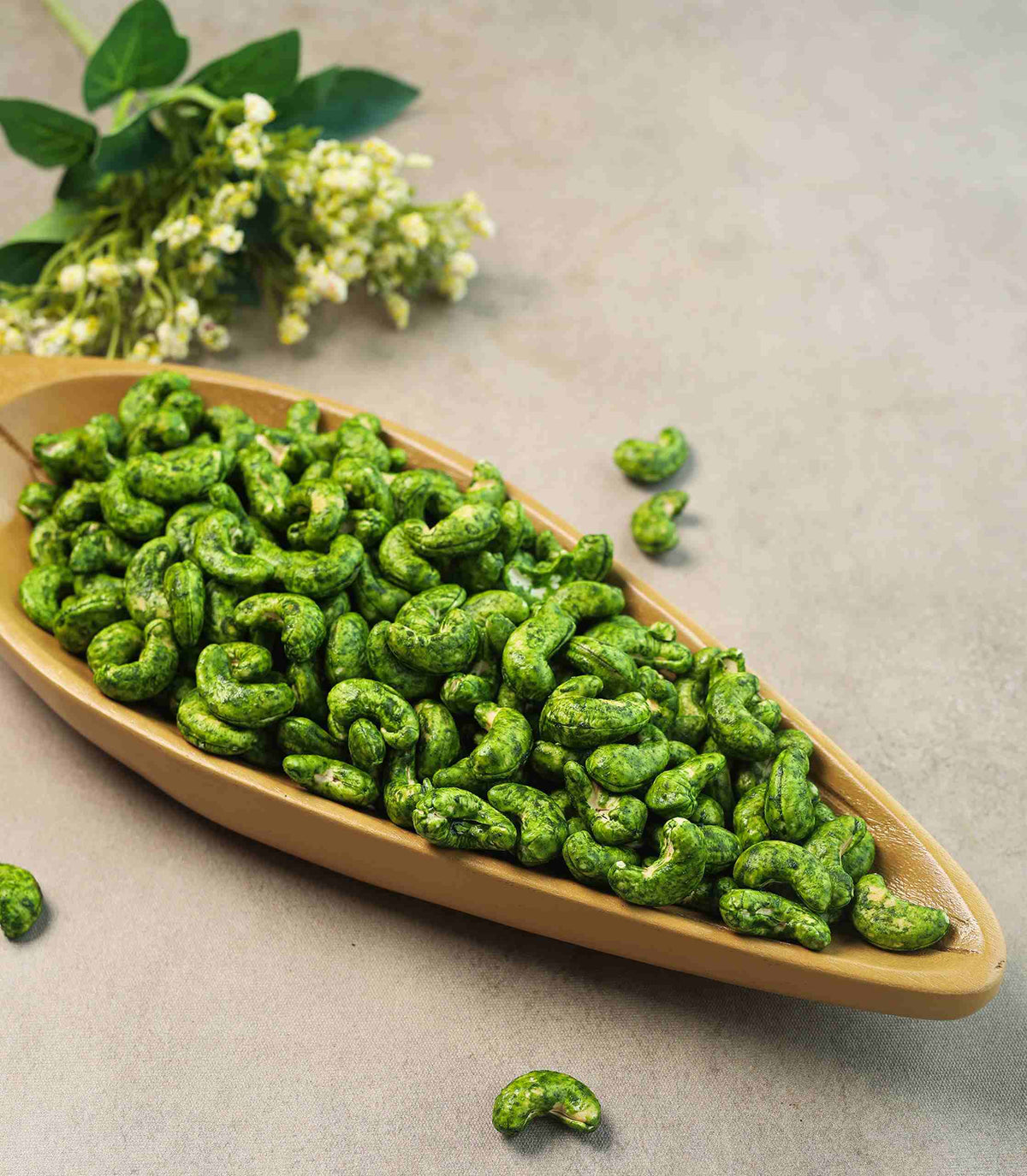 Green Chilli Cashew (Shyam Sweets, Delhi)