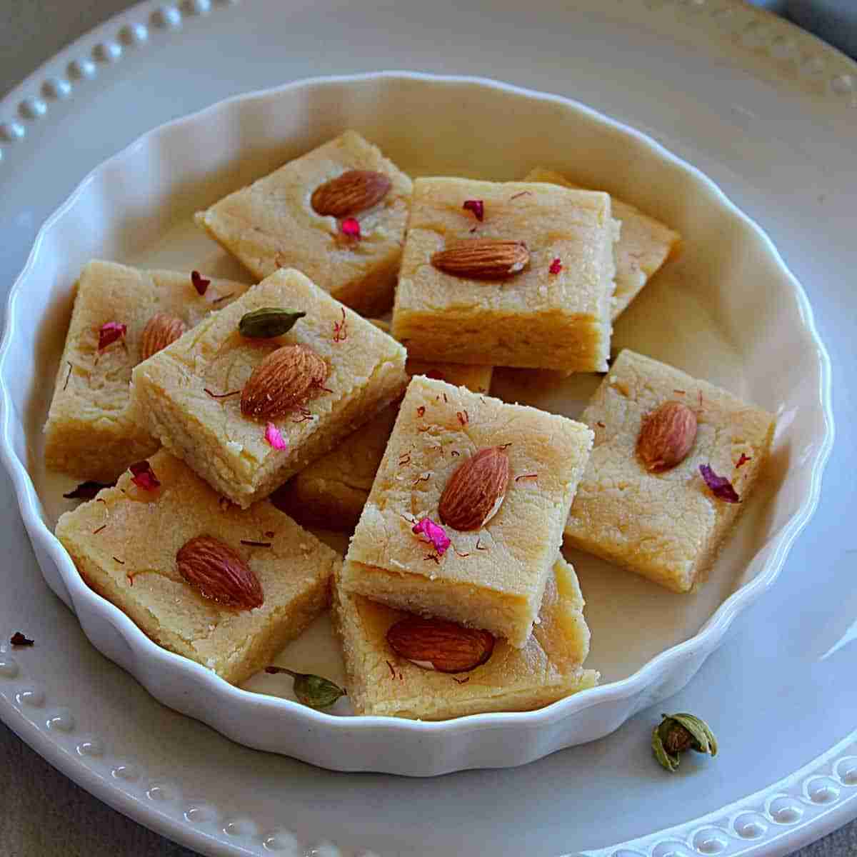 Badam Burfi (Ram Lal Hakumat Rai & Sons, Jagraon)