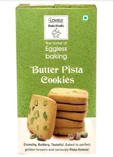 Butter Pista Cookies (Lovely Sweets, Jalandhar)