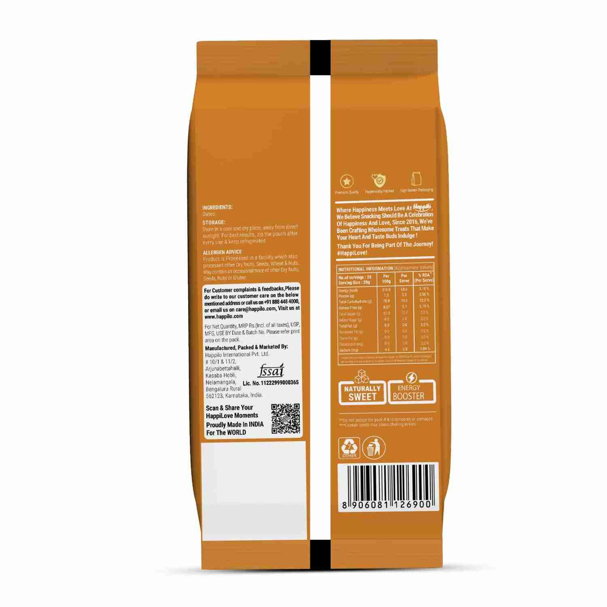 Happilo Premium Natural Arabian Dates (Happilo, Bengaluru)