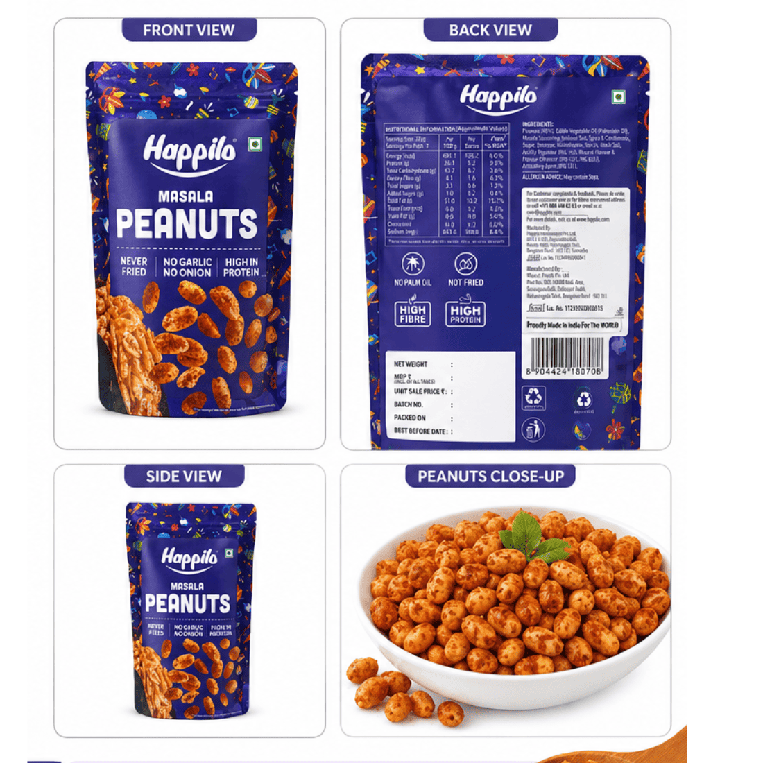 Happilo Masala Peanut (Happilo, Bengaluru)