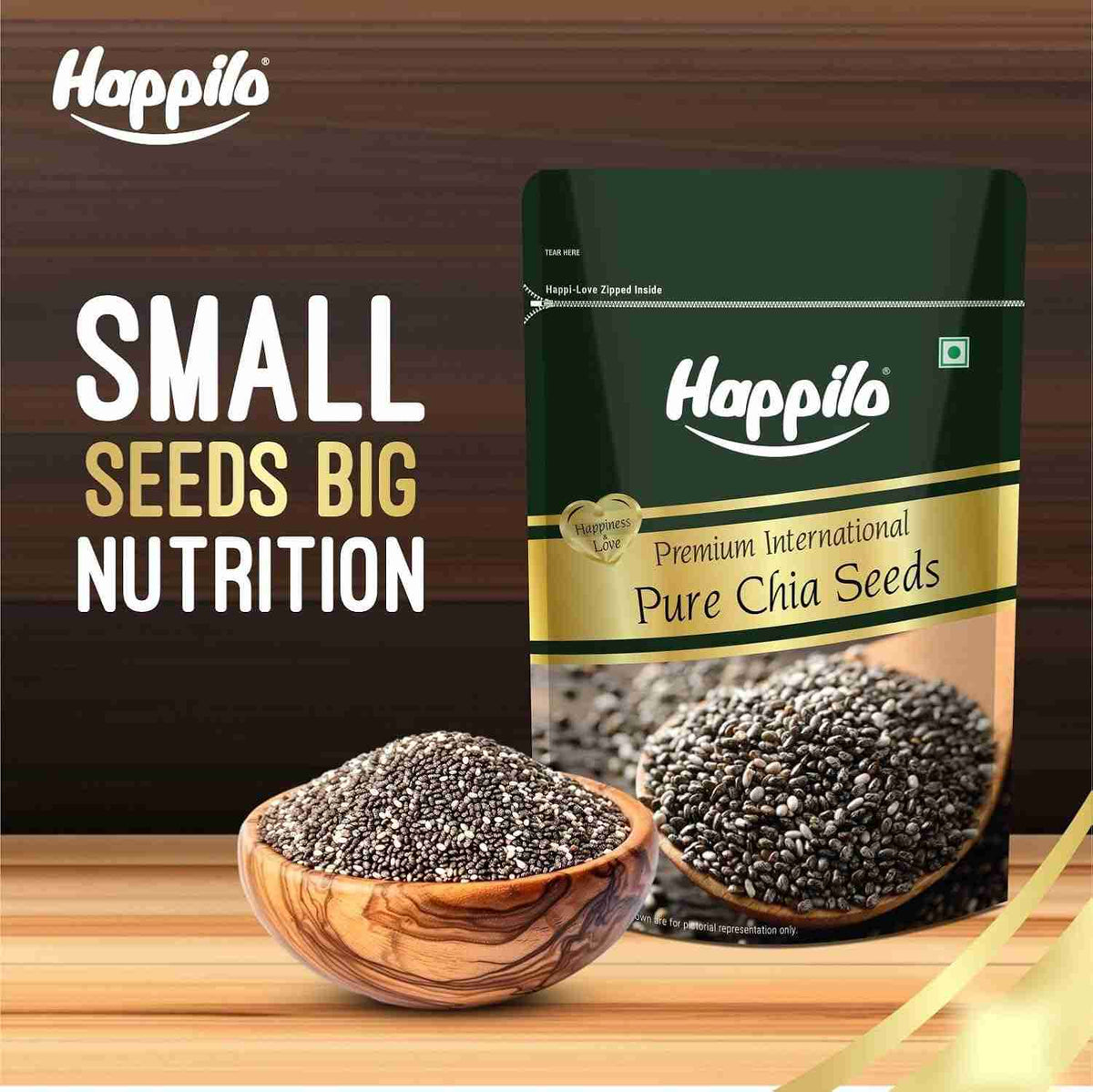 Happilo Premium Raw Chia Seeds (Happilo, Bengaluru)