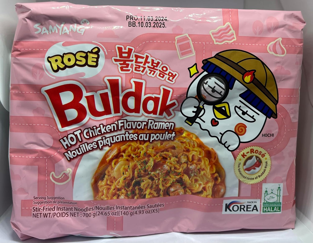 Rose Buldak Hot Chicken Flavor Ramen (Samyang, South Korea)