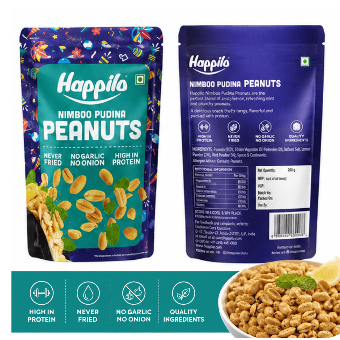 Happilo Nimboo Pudina Peanut (Happilo, Bengaluru)
