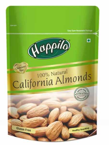 Natural Premium Californian Almonds (Happilo, Bengaluru)