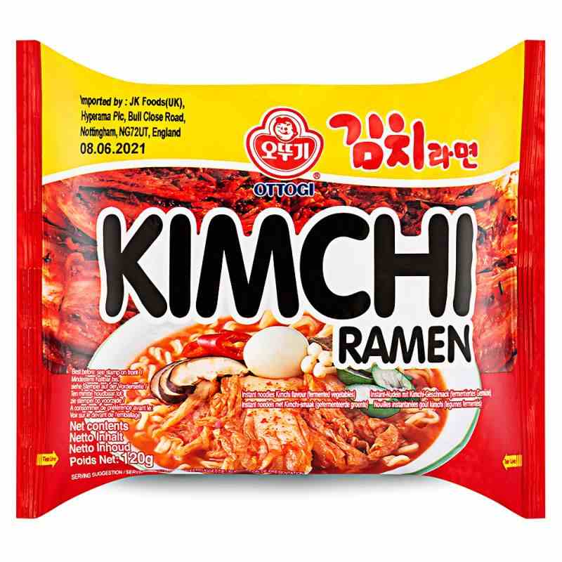 Kimchi Noodle [120G X 5 Packets] (Ottogi, South Korea)