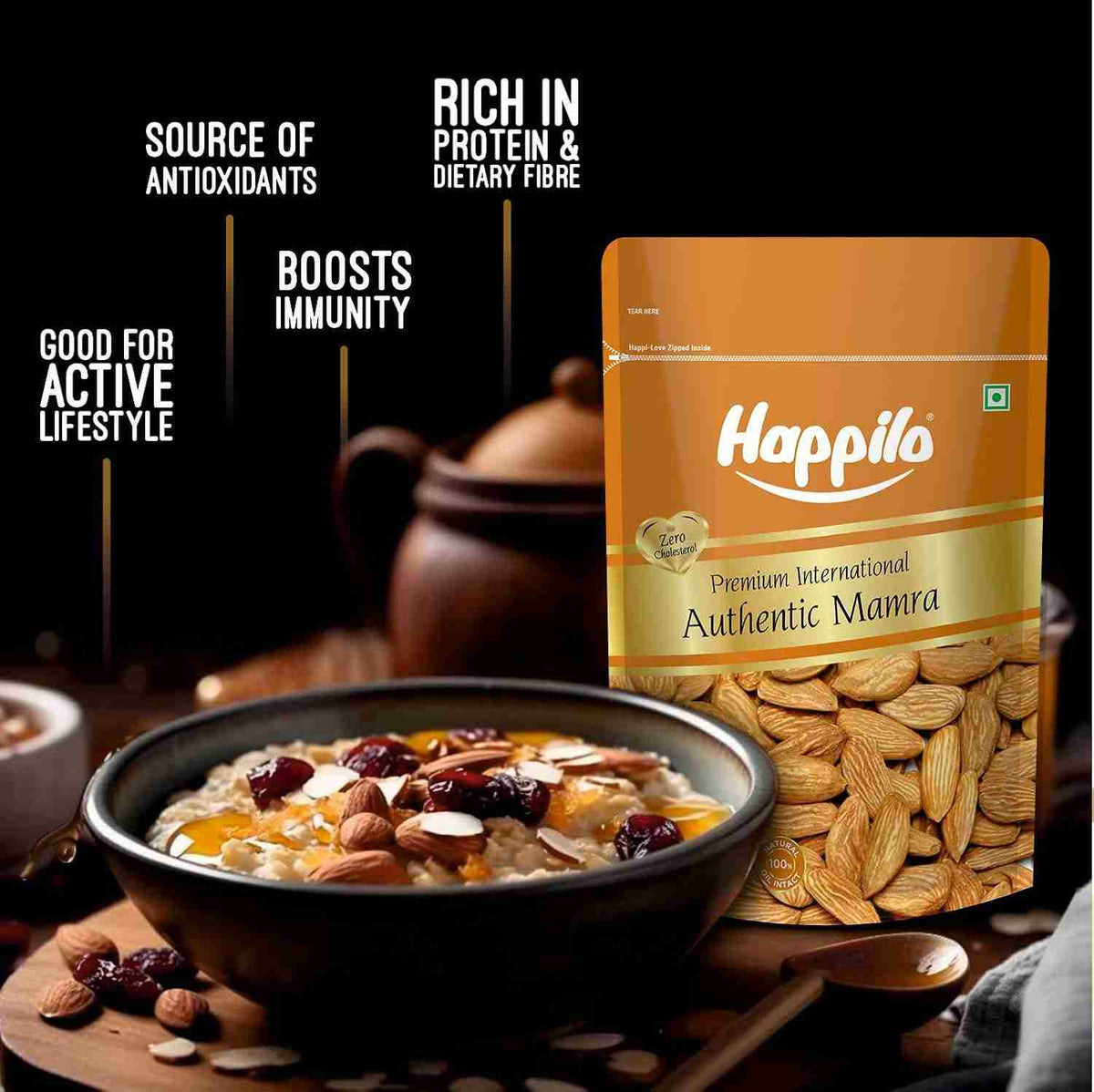Happilo Premium International Authentic Mamra (Happilo, Bengaluru)