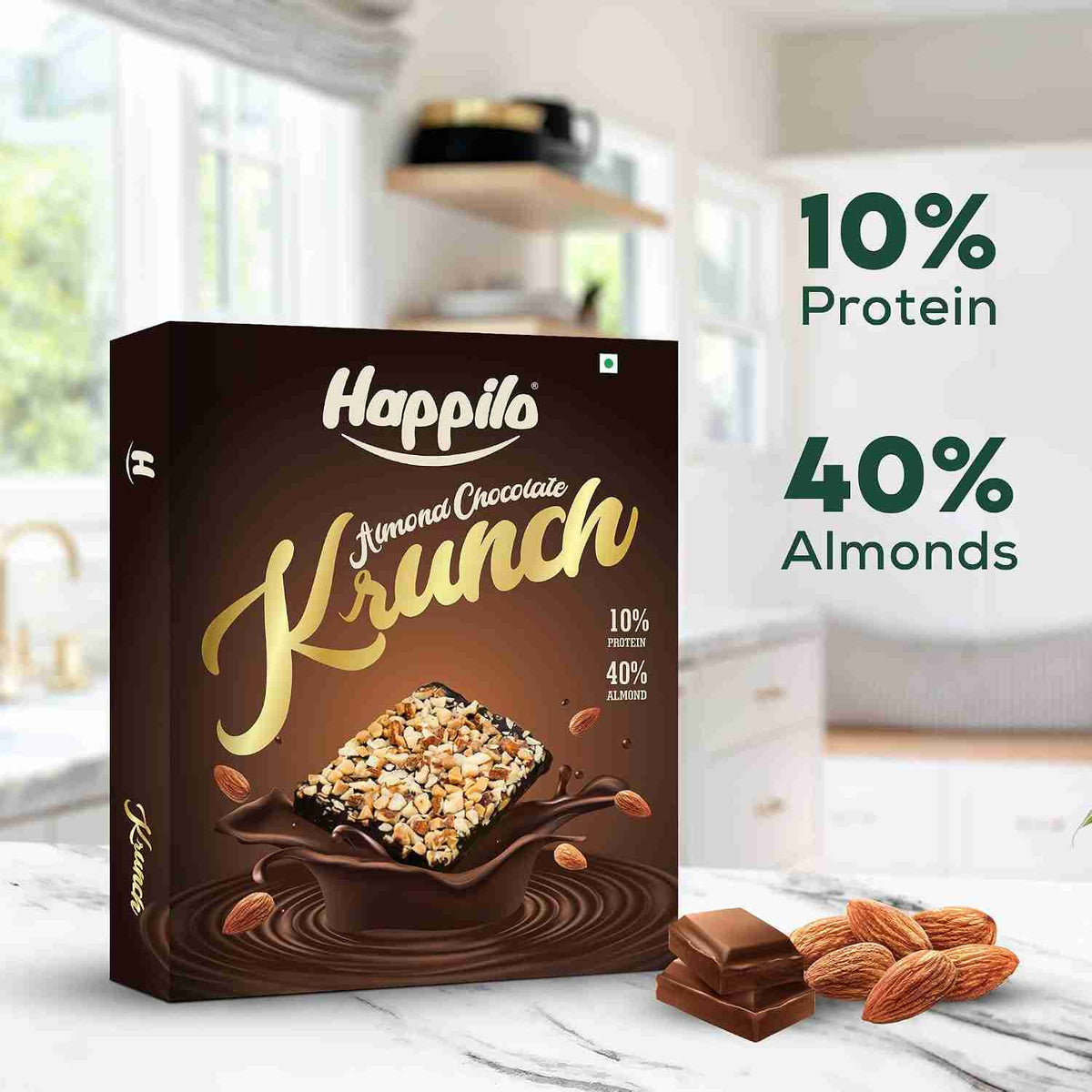 Happilo Premium Almond Chocolate Krunch