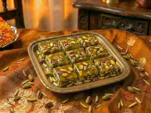 Pista Karachi Halwa (Chaina ram Sweets, Chandni Chowk)