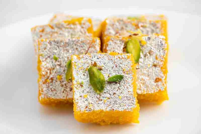 Moong Dal Barfi (Hira's Sweets, Shahdara)