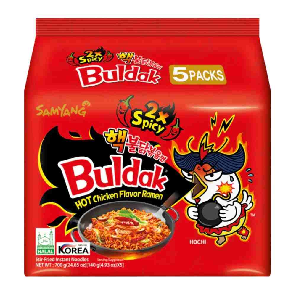 Buldak 2x Spicy Hot Chicken Ramen (Samyang, South Korea)