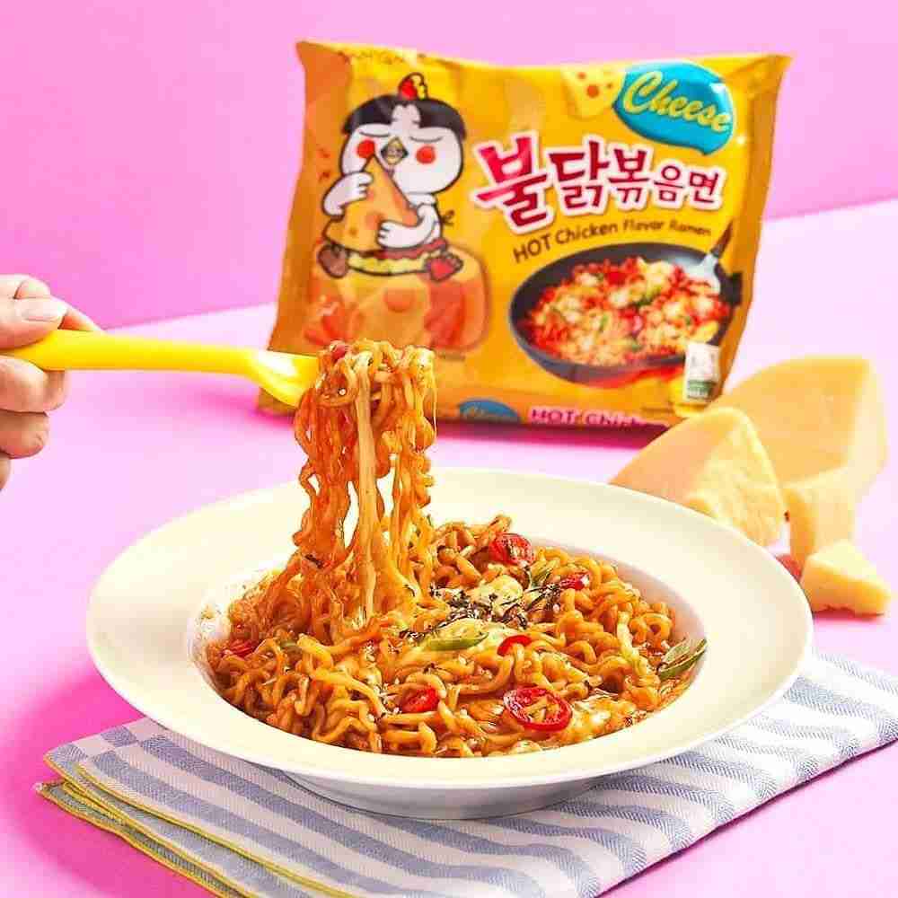 Buldak Cheese Hot Chicken Flavor Ramen (Samyang, South Korea)