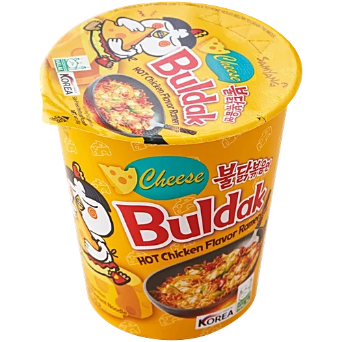 Buldak Cheese Hot Chicken Flavor Ramen Cup (Samyang, South Korea)