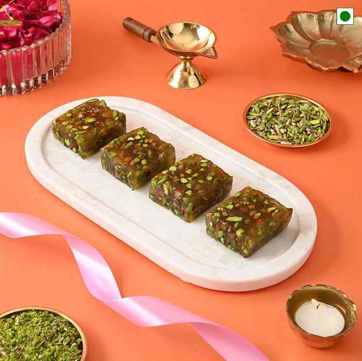 Pista Karachi Halwa (Chaina ram Sweets, Chandni Chowk)
