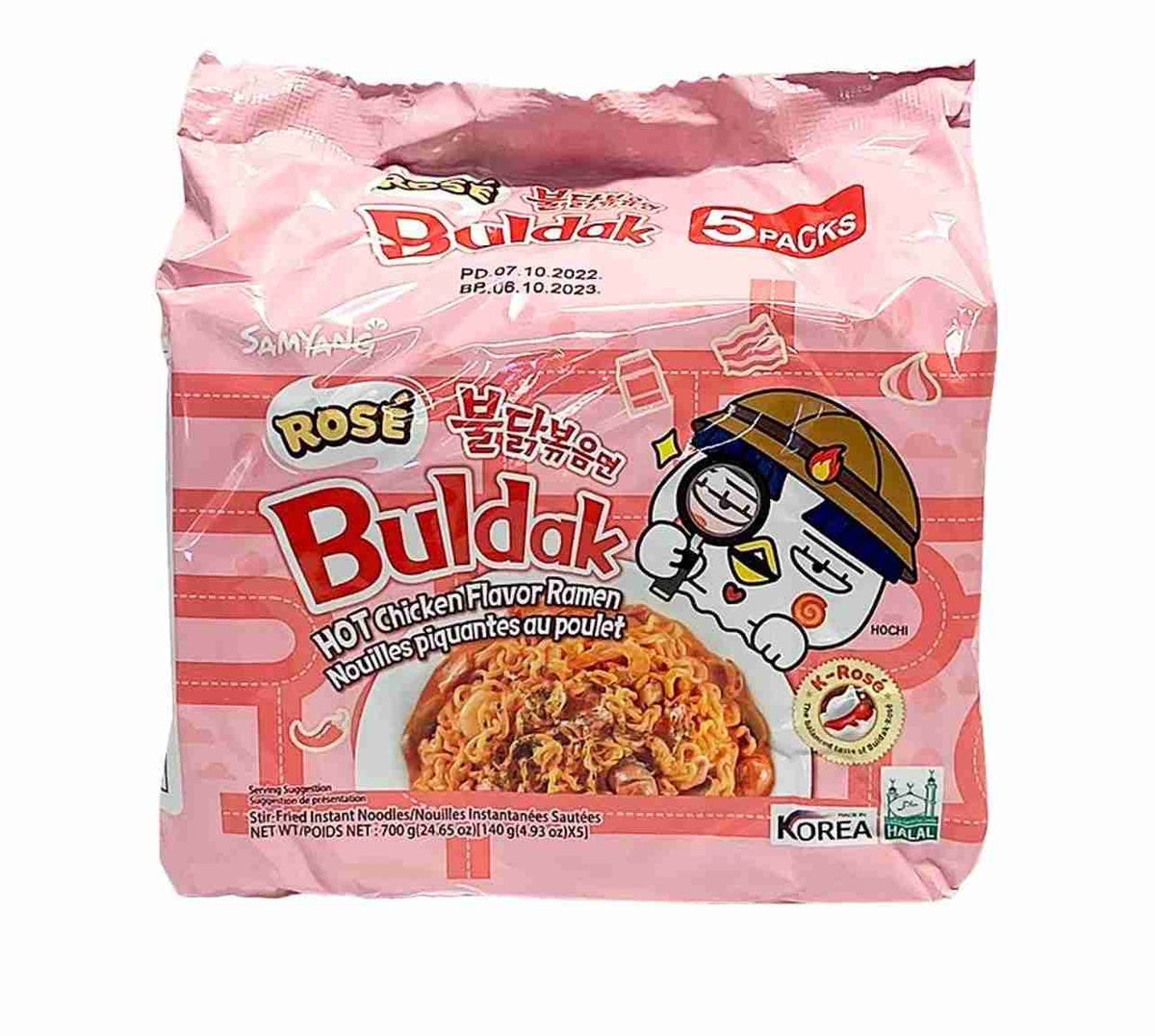 Rose Buldak Hot Chicken Flavor Ramen (Samyang, South Korea)