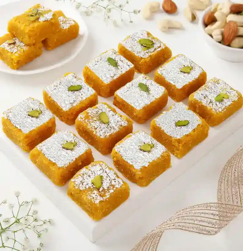 Moong Dal Burfi (Shree Mahalakshmi Sweets, Mysore)