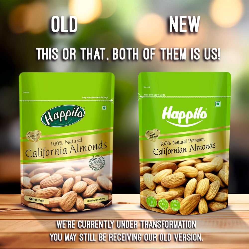 Natural Premium Californian Almonds (Happilo, Bengaluru)