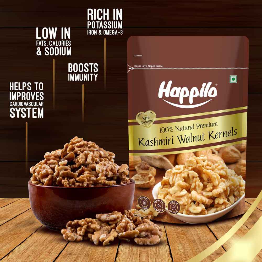 Natural Kashmiri Walnut Kernels (Happilo, Bengaluru)