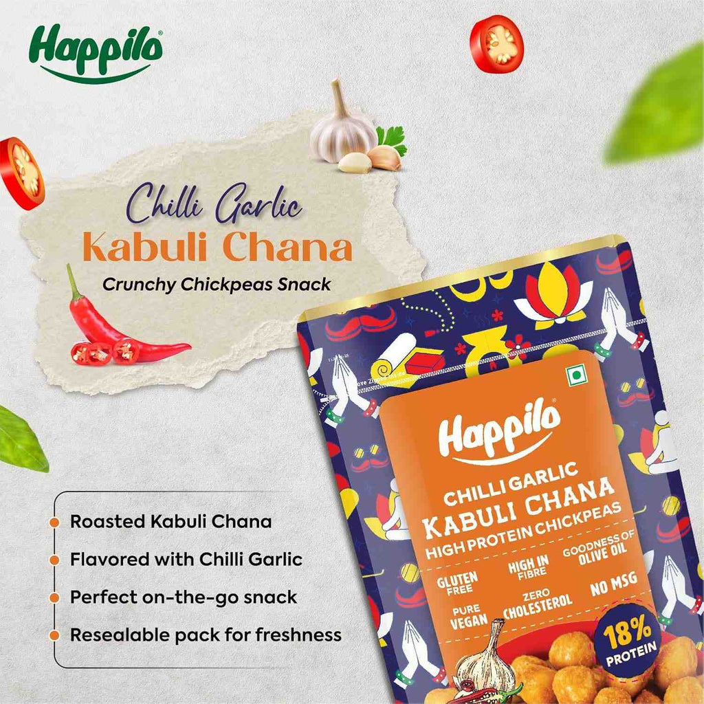Happilo Premium Super Snack Chili Garlic Chickpeas (Happilo, Bengaluru)